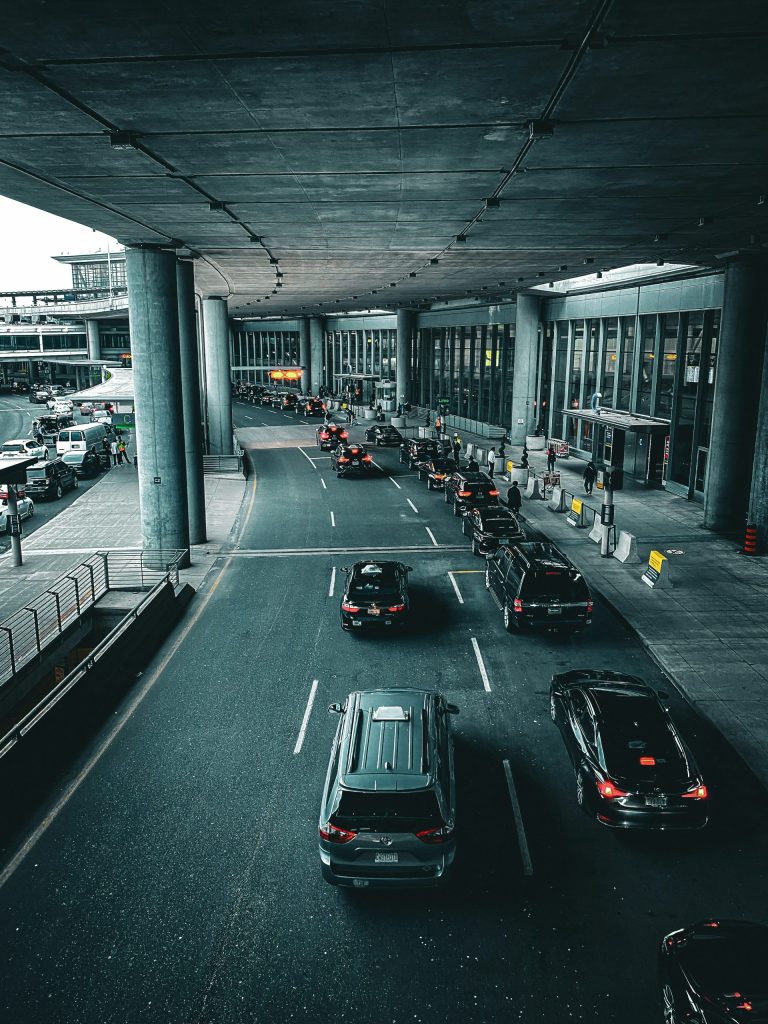 cars on a road